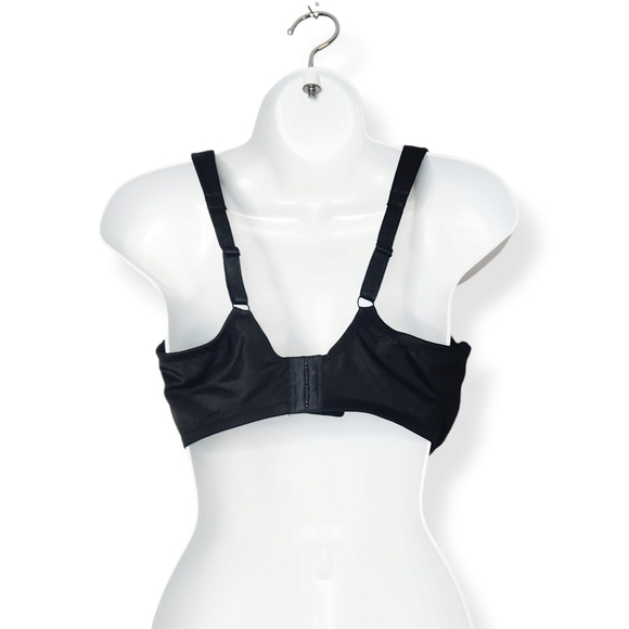 Breezies Lace Eclipse Underwire Support Bra Black Size 36DD A203576 - Picture 3 of 10